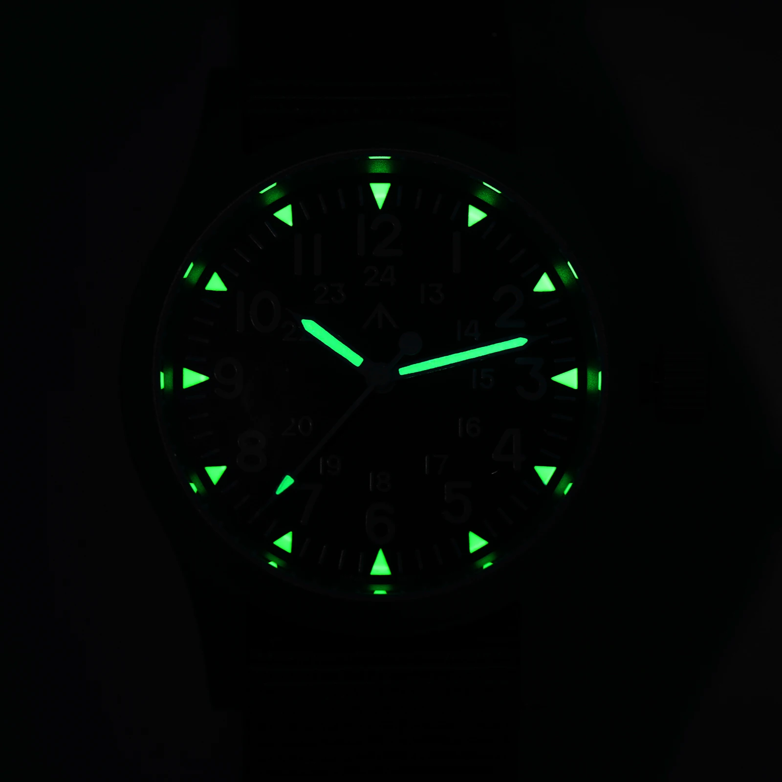 Jam Tangan Militado Ml05 Vintage Field VH31 Sweep Second Quartz Movement Sapphire Crystal High Clear AR Coating Luminous 38Mm