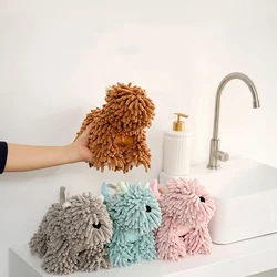 Cartoon Dog Chenille Hand-Wiping Doll Kitchen And Bathroom Multifunctional Cartoon Animal Creative Hand-Wiping Towel Plush Toy