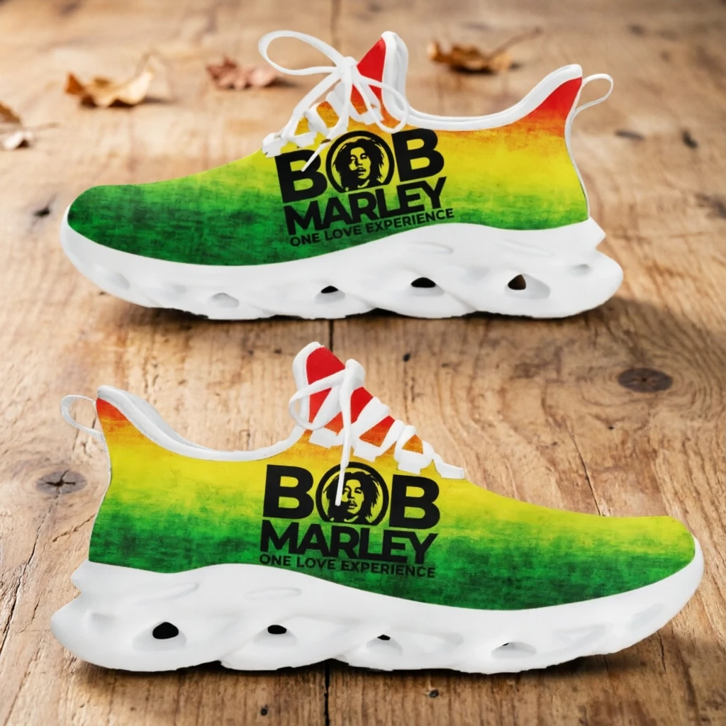

Bob Marley Urban Hip Hop Casual Sneakers Men Bob Marley Reggae Graphic Shoes Breathable Wear Resistant Lightweight Daily Shoes