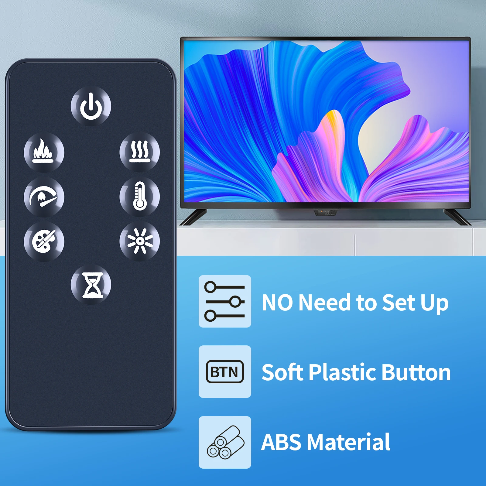 Mando a distancia para Dimplex Multi-Fire Plug-in Electric Firebox XHD23L