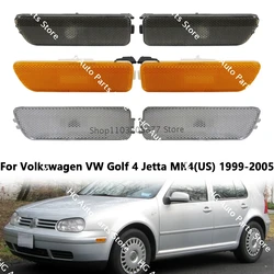 For Volkswagen VW Golf 4 Jetta MK4(US) 1999-2005 Car Front Side Marker Lights Turn Signal Lamp Indicators Blinker Lens