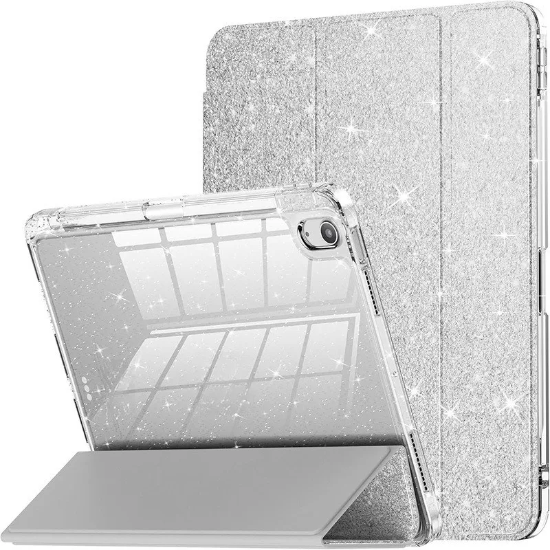Für iPad Mini 6 7 10. 11. A16 Air 11 Hülle Glitzer Magnetische Stoßfeste Standhülle mit Stifthalter – Detail 9