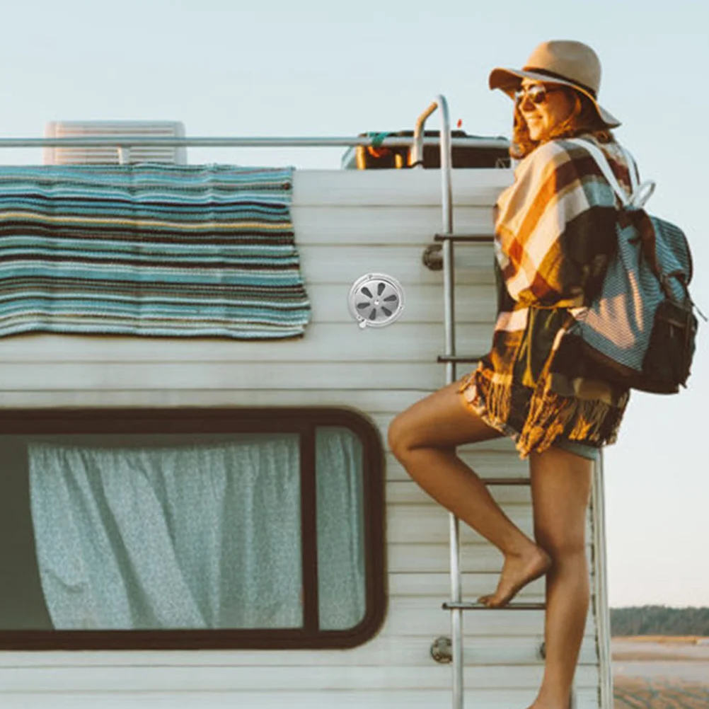 

2Pcs Stainless Steel Air Vent Cover Corrosion Resistant Ventilation Cover for Rv Boat Yacht Adjustable Airflow Louvered Design