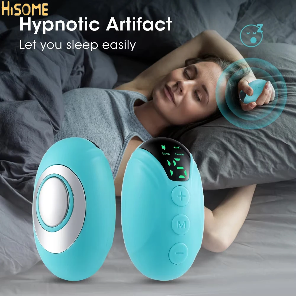 

Mini Handheld Sleep Aid Device EMS Pulse Stimulation Help Sleep Night Anxiety Therapy Relaxatio Pressure Relieve Insomnia Instru