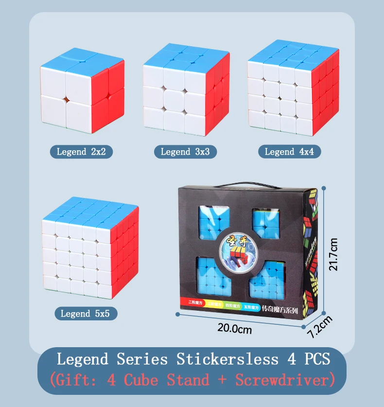 SENGSO-Magic Cube Brinquedos para Crianças, Boxed Suit Series, Speed Profession Puzzle, Alta Qualidade, Gift Box