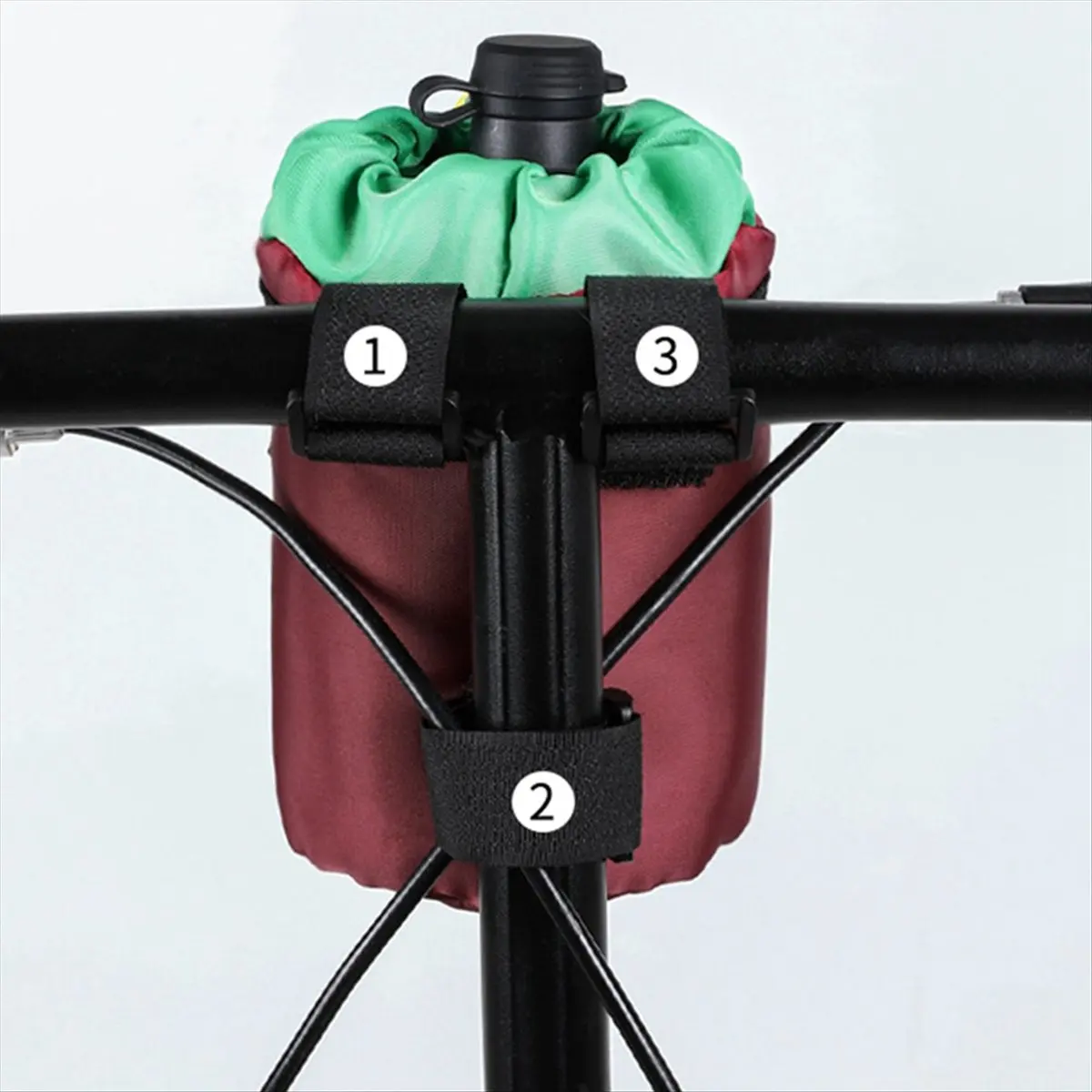 Top Cycling Water Bottle Carrot Bag Front Handlebar Storage Bicycle Bike Basket Electric Vehicle Parts Multi-Use Cup Pouch
