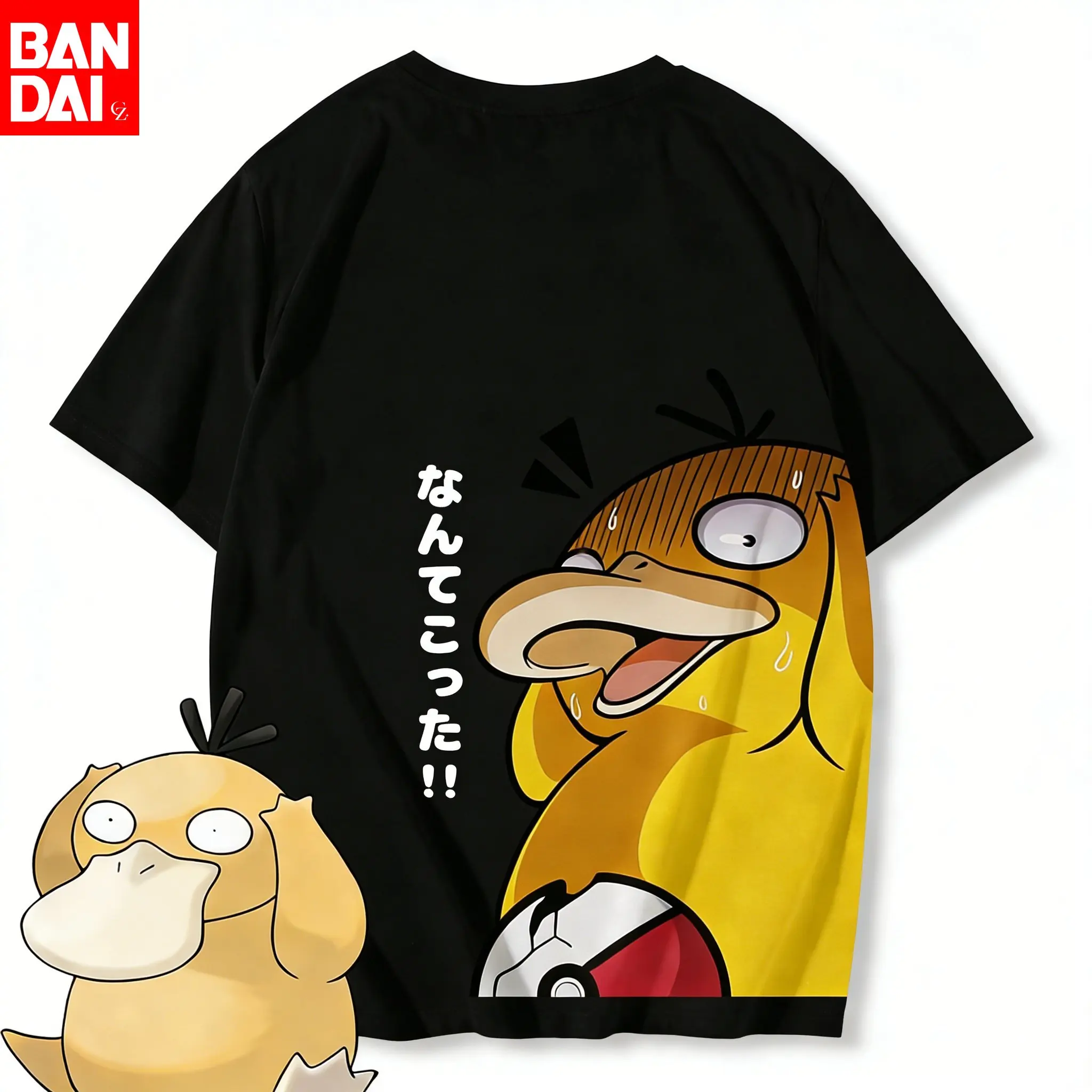 

Мужская хлопковая футболка Pokemon 2026 Summer, уличная одежда, с принтом граффити Gengar, оверсайз, повседневная, для фанатов аниме, подарок