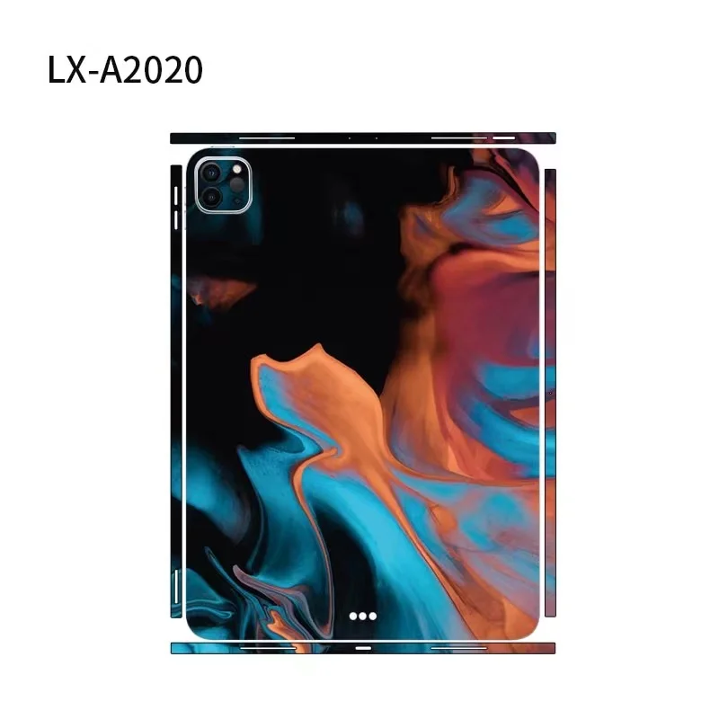 

Colorful Skin Compatible for iPad Pro 2022 2021 2020 12.9 11 inches Mini6 Wrap Films Back Screen Protector Film