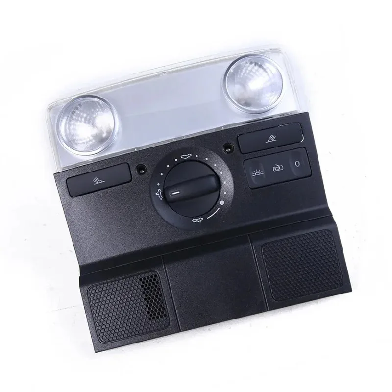 

Для VW Jetta Golf 5 6 Passat Tiguan, лампа для чтения, переключатель люка в сборе, черная передняя крыша, верхняя часть 1K0947105 P