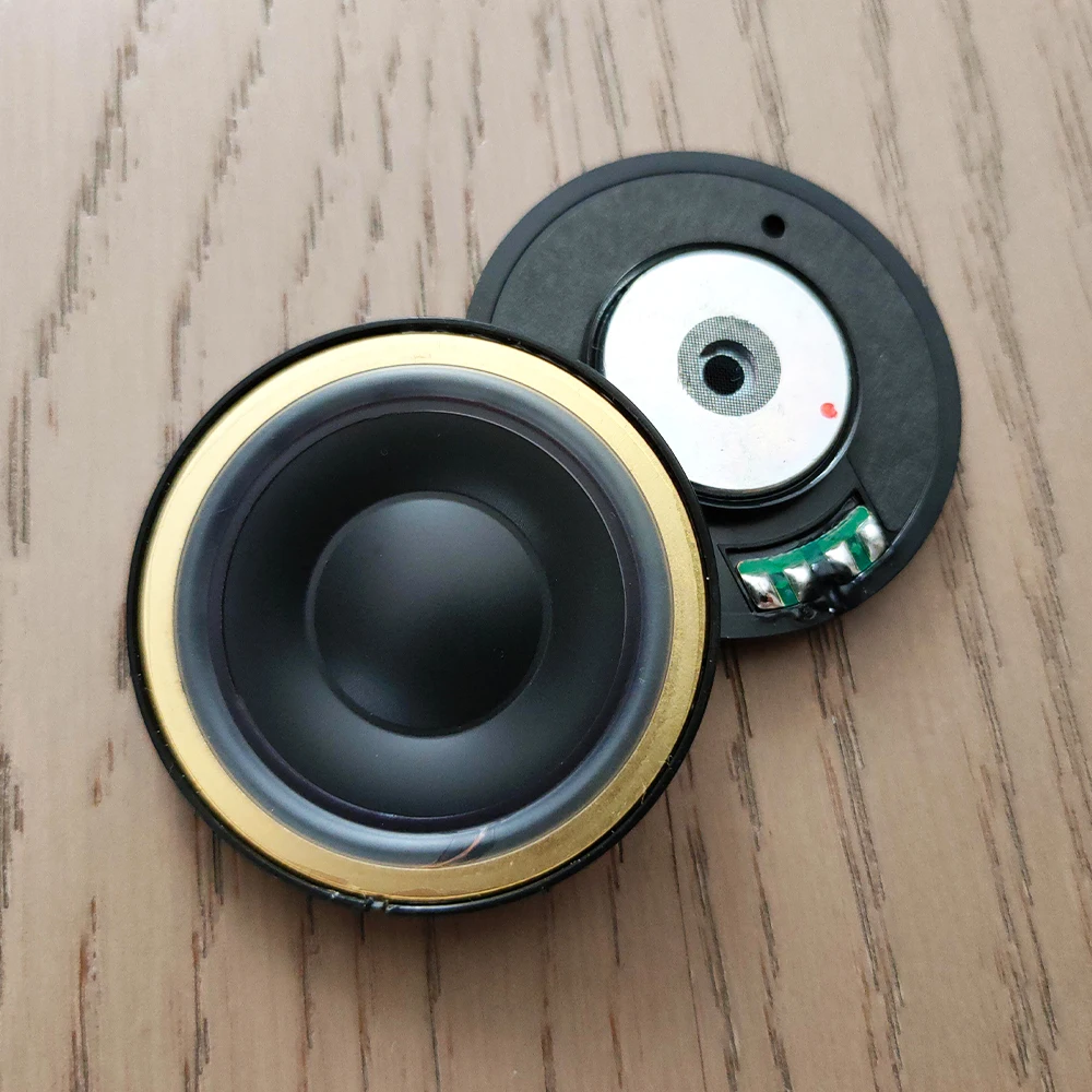 

ELFINEAR CarbonCore 50mm Hi-Fi Headphone Speaker Driver: Pen Composite Carbon Diaphragm + PU Surround, Dual 64Ω/300Ω