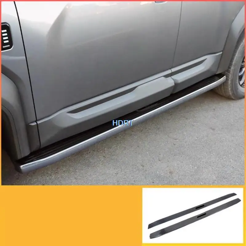 Car Style Threshold Welcome Pedal Guard For BYD Equation Leopard 5 2023 + Door Sill Side Step Panel Scuff Plate Kick Trim Cover