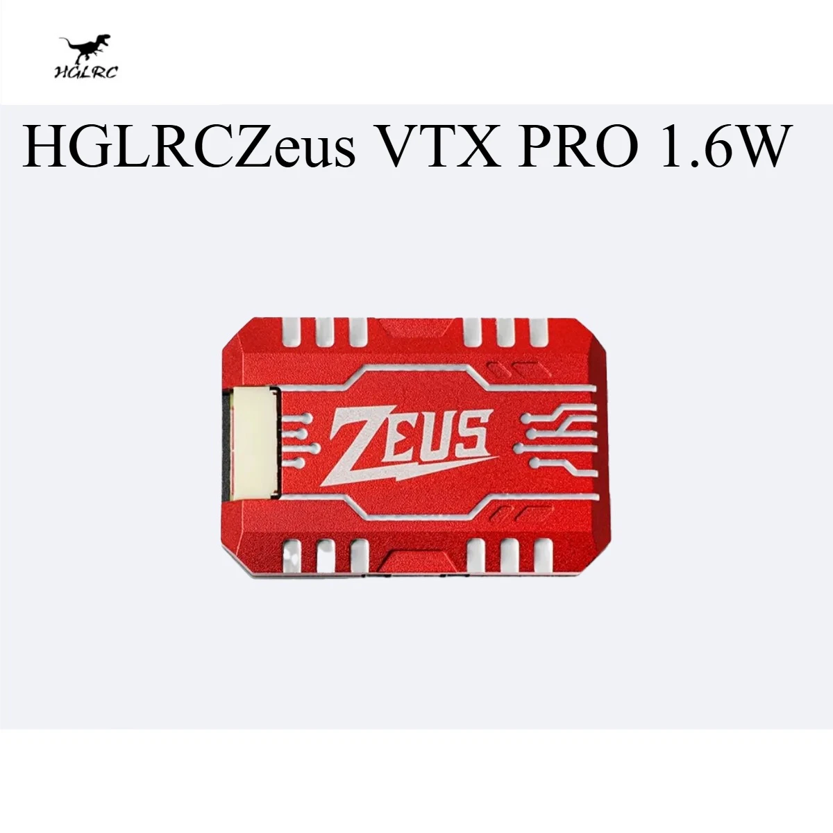 

HGLRC Zeus VTX PRO 1,6 Вт Передача изображения Встроенный микрофон 7-36 В Радиатор с ЧПУ MMCX для RC FPV Racing Drone Long Range