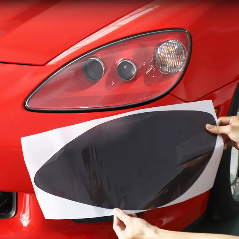 

For Chevrolet Corvette C6 2005-2013 TPU Black Auto Car Headlight Taillight Tint Film Sticker Decoration for Car Body Film
