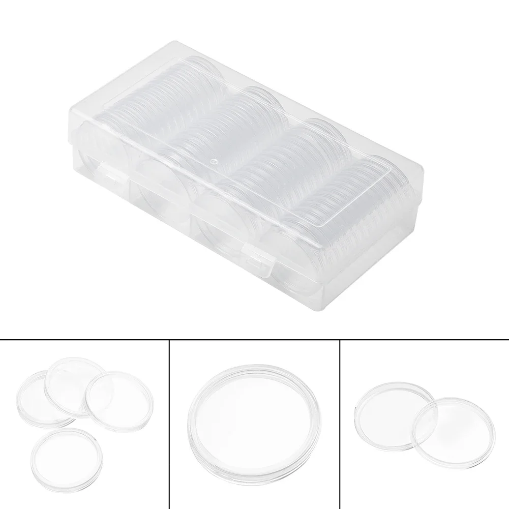 

Case Panda Coin Holder Ceremony Clear Commemorative Container Gifts Protect Reusable Round Capsule Accessories