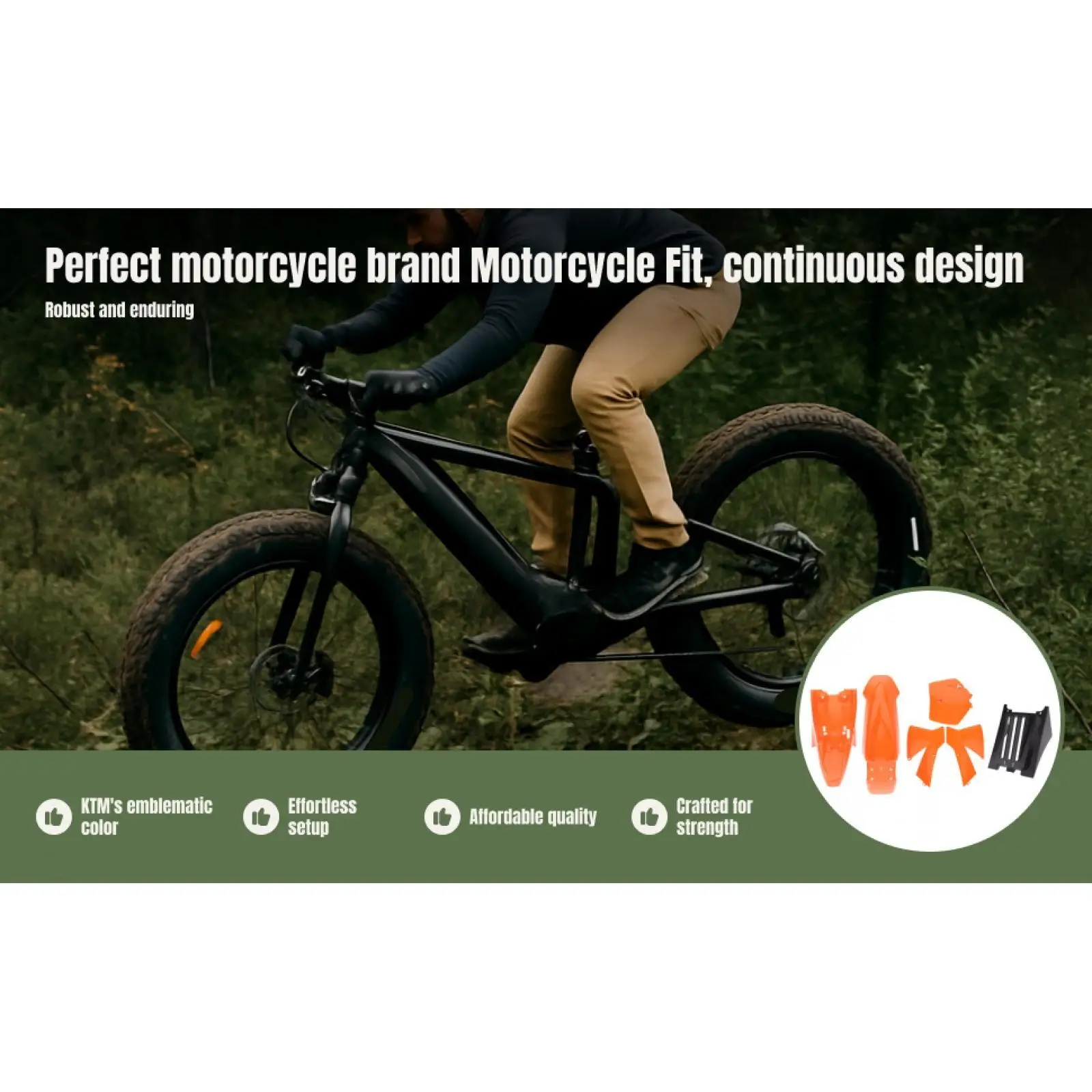 

Orange Plastic Body Kit for50 50SX 50 Mini Adventure SX Pro JR