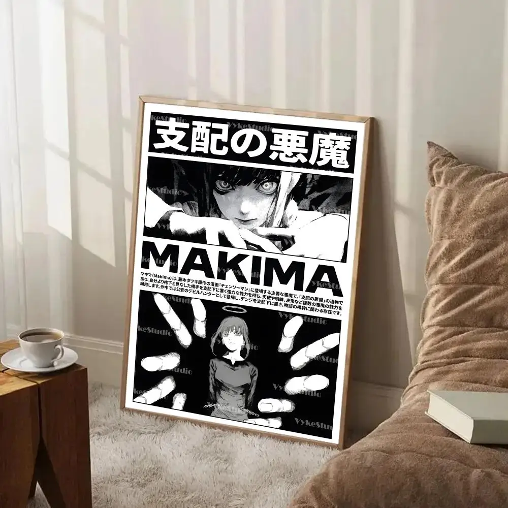 Anime Devil C-Chainsaw Man Poster, Gemälde, Wandkunst, Wandbild für Wohnzimmer, Heimdekoration und Geschenke – Detail 10