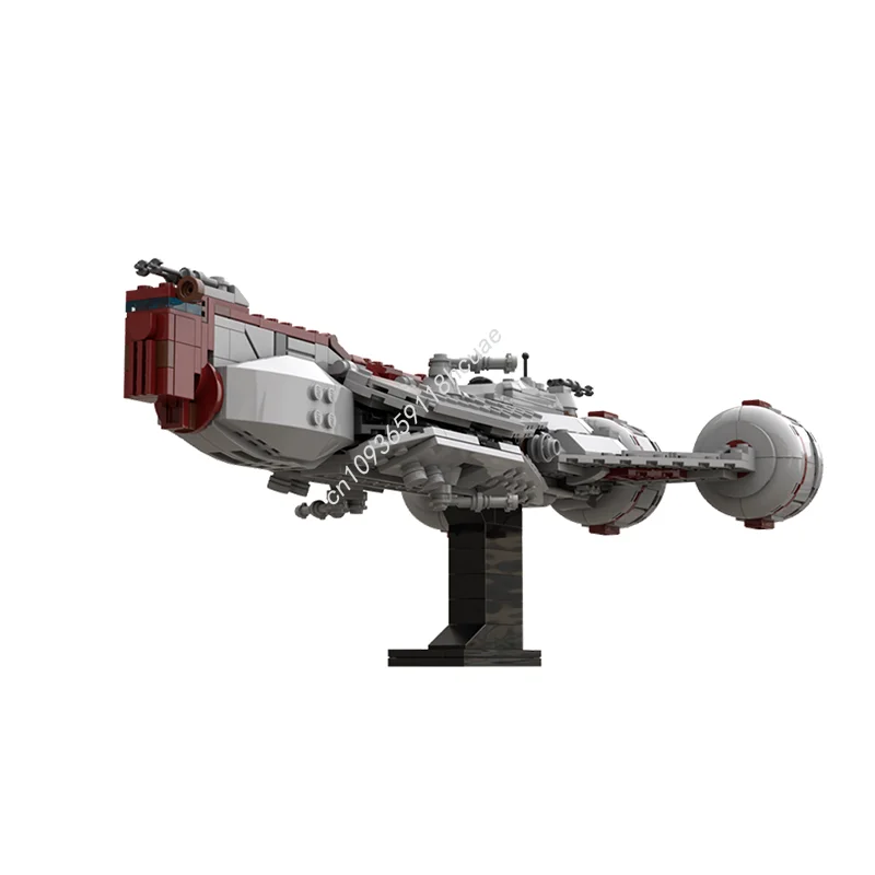 633 Uds. MOC 2bricks cargador de escala C70 modelo de batalla de estrellas arquitectura de bloques de construcción DIY juguetes artesanales montar regalos de navidad