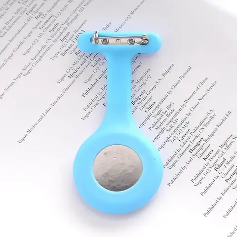 Fickur Dam Digital Display Urtavla Clip-On Analog Klocka Fickur Sjuksköterska Brosch Nål Hängande Fickur Elektriskt Modeklockor 8 best sales bröstvakt för sjuksköterskor - №6