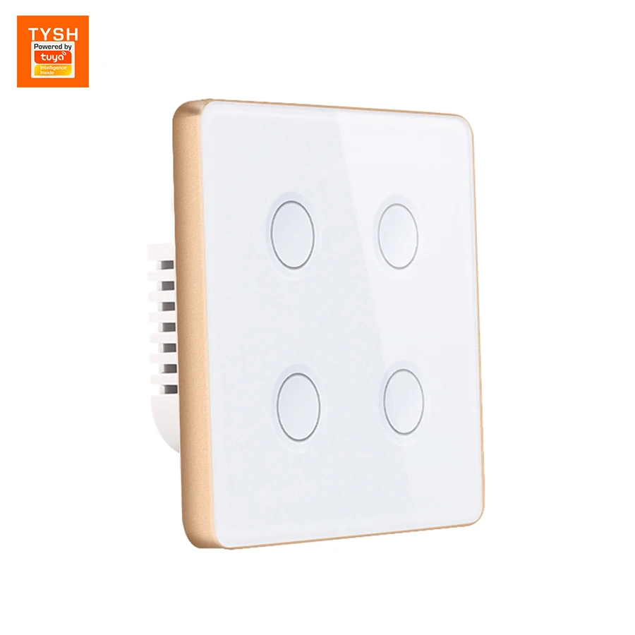 STLF تويا زيجبي واي فاي اللمس 12 3 4 عصابة الزجاج لوحة الجدار التبديل التحكم عن بعد مفتاح الإضاءة المقبس للمنزل الذكي/الفندق #6