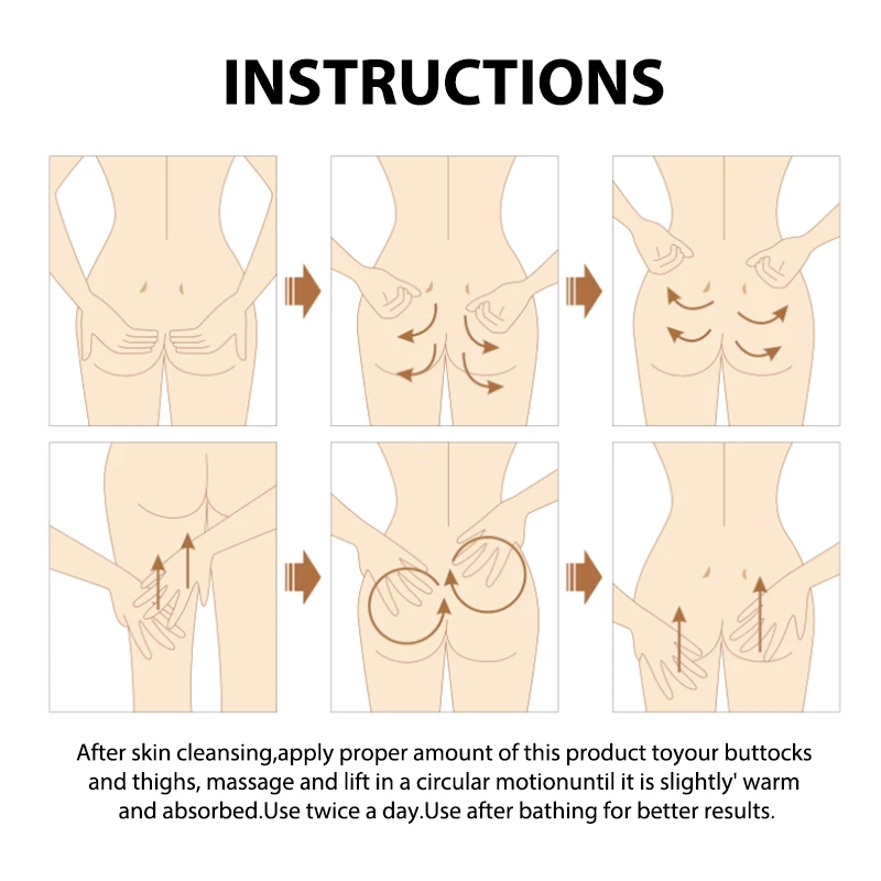 زيت تكبير الأرداف بعقب رفع ثبات الورك الكبير تعزيز كريم زيادة بعقب نمو طبطب الثدي تشديد الشكل مثير العناية بالجسم #5