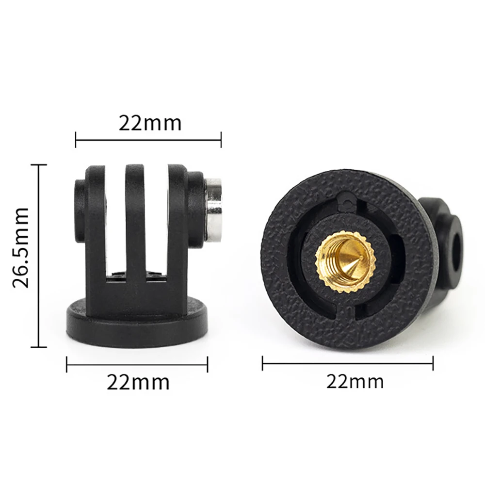 1/4 Screw Converter Mini Tripod Adapter for Gopro 11 10 9 8 7 6 5 Sjcam  DJI Xiaomi yi Action Camera Gopro Adapter Accessories