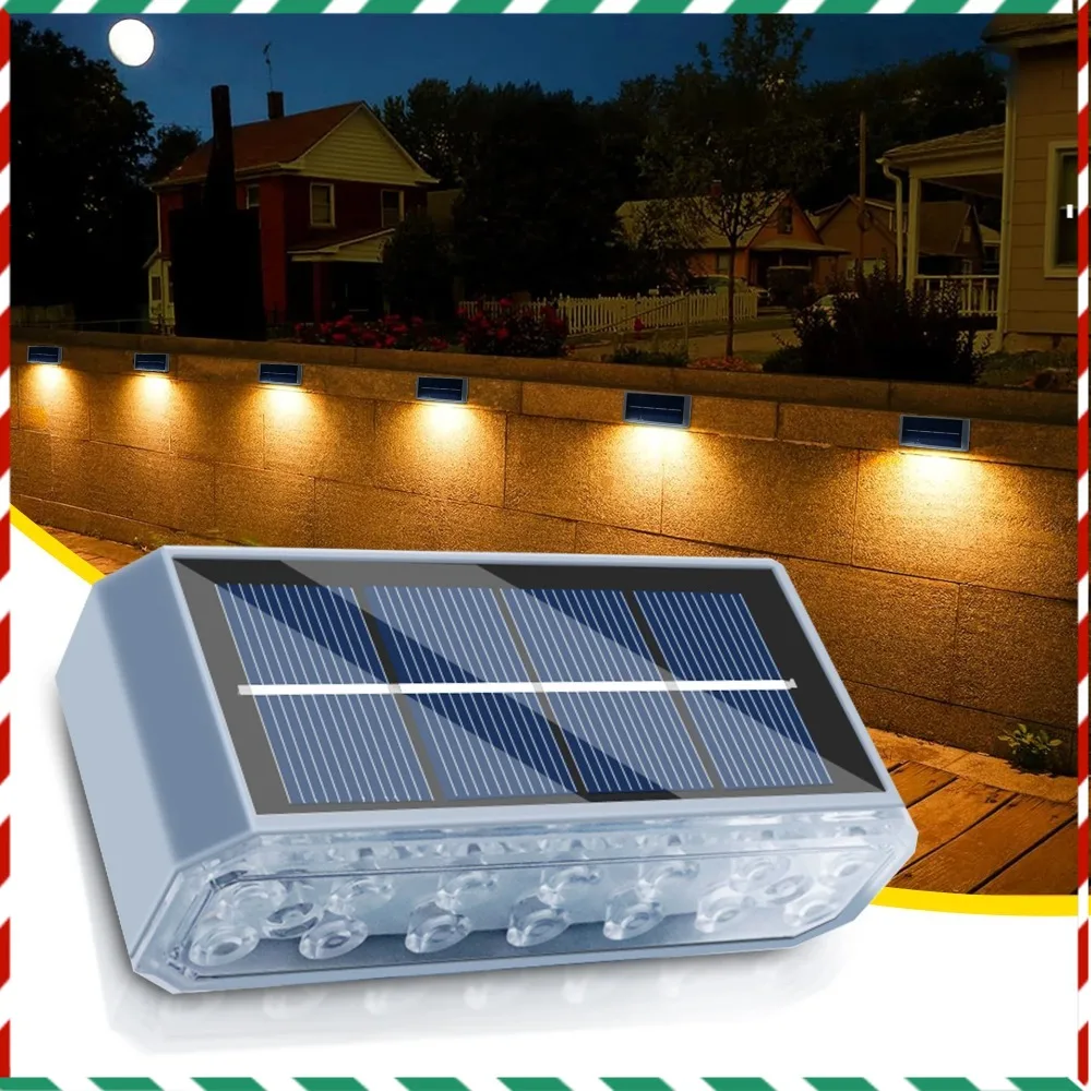 

Solar Runway Lights Energy Saving Waterproof Outdoor Garden Path Lights Suitable for Runway Fence Stairs outdoor lighting