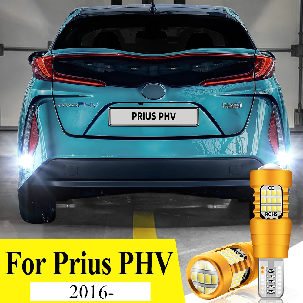 921 LED عكس الضوء لتويوتا بريوس PHV 2016 2017 2018 2019 2020 2021 2022 W16W T15 عكس النسخ الاحتياطي لمبة 60SMD السوبر مشرق #1