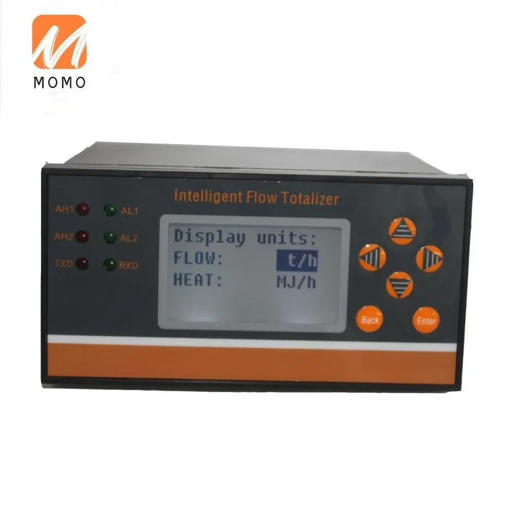 For temperature and pressure measuring with USB output flow counter totalizer