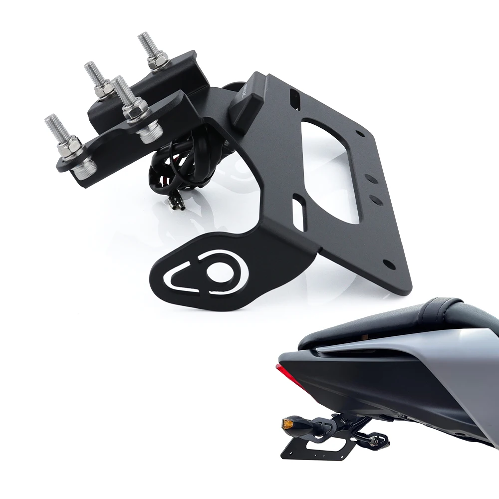 For Yamaha FZ-07 / MT-07 2014-2024 YZF R7 2021 2022 2023 2024-2026 Motorcycle Rear Tail Tidy License Plate Fender Eliminator Kit