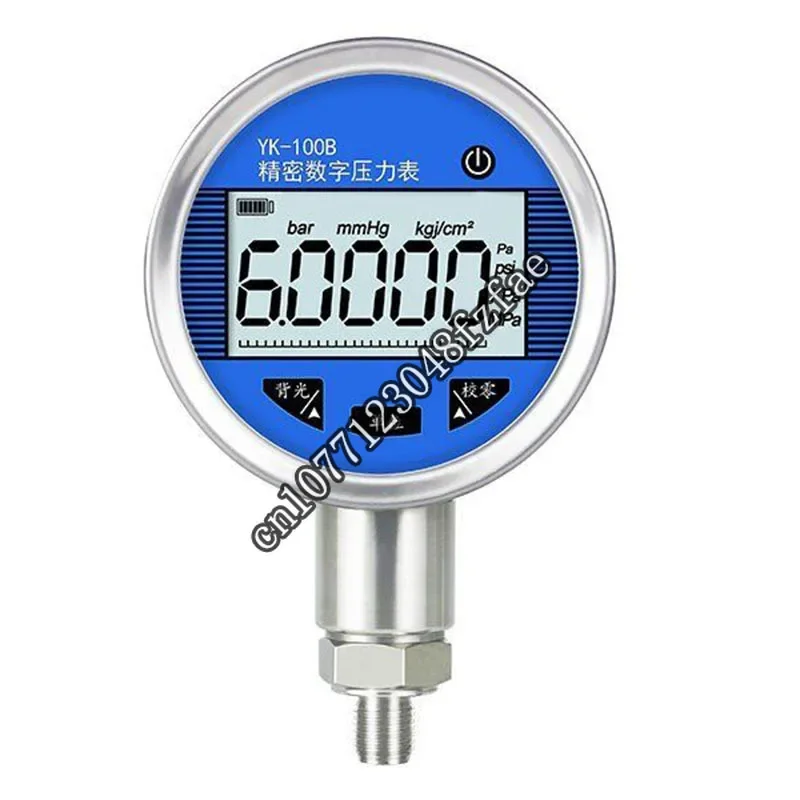 

YK100B vacuum high resolution accuracy precision 0.1 grade 0.2 grade Pressure gauge digital with 5 digits LCD display