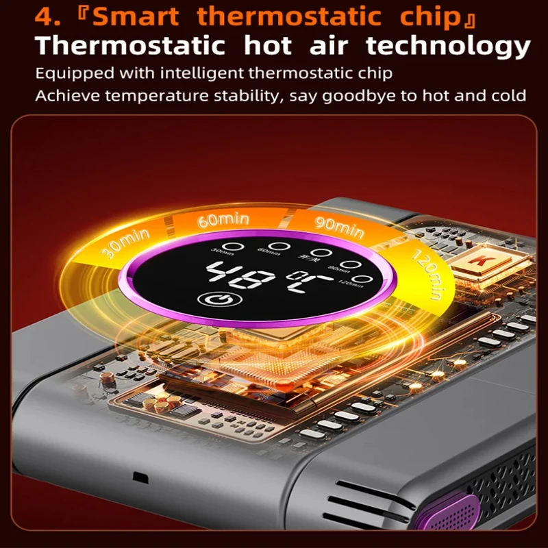 New Style Shoe Dryer Portable Electric and Boot Dryer 180° Folding Design Smart Display for Shoes Gloves Hats Socks Ski Boots