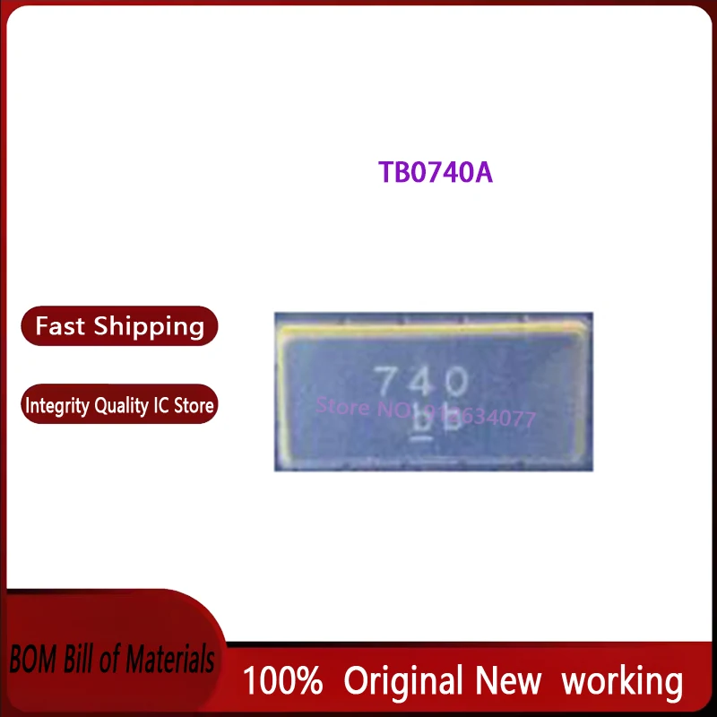 

5PCS TB0740A code 740 brand new genuine 70MHz(BW=9MHz) packaged SMD Filter TB0194A code 194 70MHz(BW=5MHz)