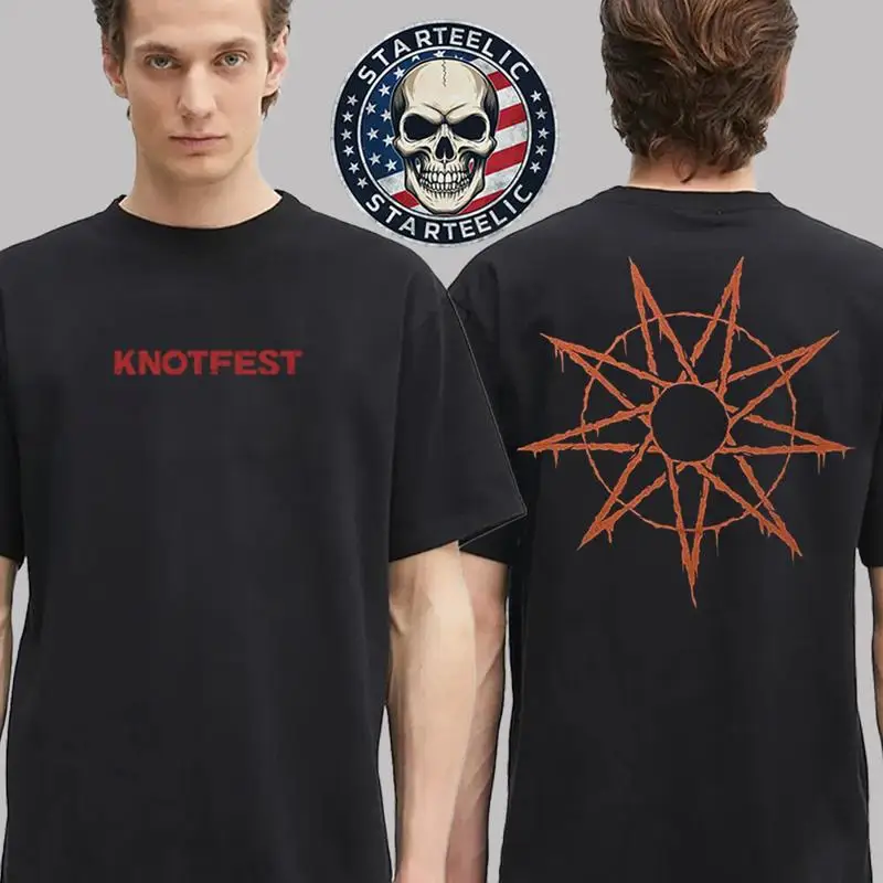 Футболка Knotfest Nine 2025р, двусторонняя