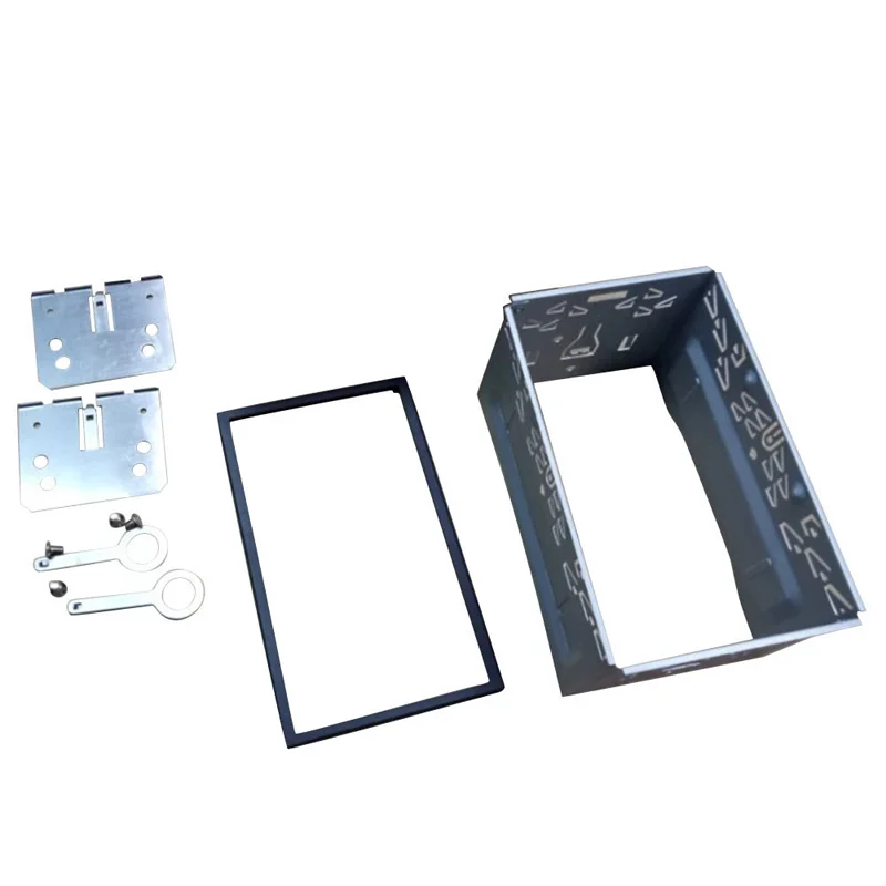 Picture 7: 2Din Stereo Radio Cage Frame Unit Universal DVD Player Box Fascia Panel Plate Case Audio Dash Mounting Frame Kit Accessories