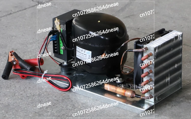 BD35YC DC compressor R600a condensing unit Micro refrigeration unit Air-cooled refrigerator unit 12V24V