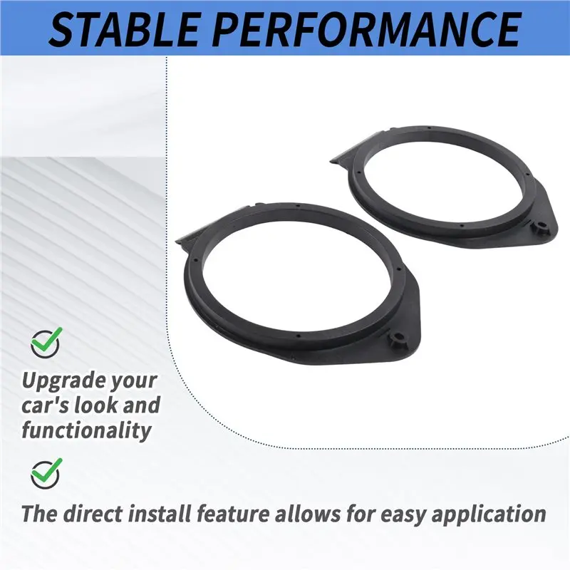 A21F-2Pc Horn Washer Adapters Brackets Speaker Mount Plates For Buick Regal Excellegt Cruze Opel Filled Cushion Ings 6