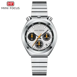 MINI FOCUS 0491 Top Brand Fashion Ladies Watches Luxury Multifunction Dial Stainless Steel Strap Elegant Quartz Women Watch