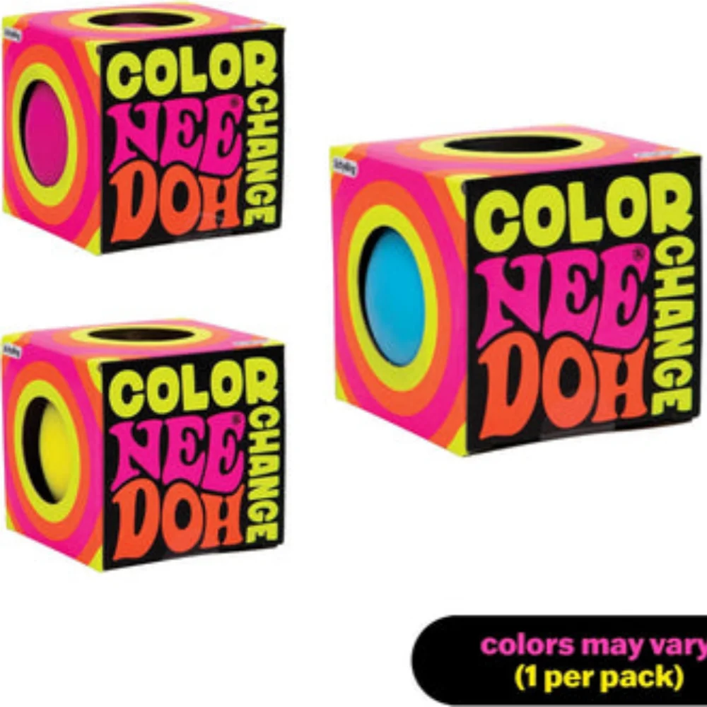 New Schylling needoh extrude Color Change Sensory Stress Relief Balls Relief Relieves Anxiety Fidget Squishy Toy bind box Gift
