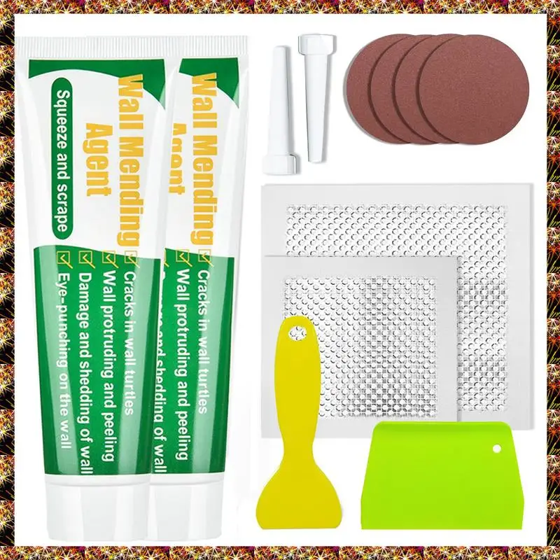 BTCL 1Set Safe Wall Mending Agent For Plaste Spackle Wall Repair Kit Ceiling&Sheet Rock-Dry Wall Repair Spackle