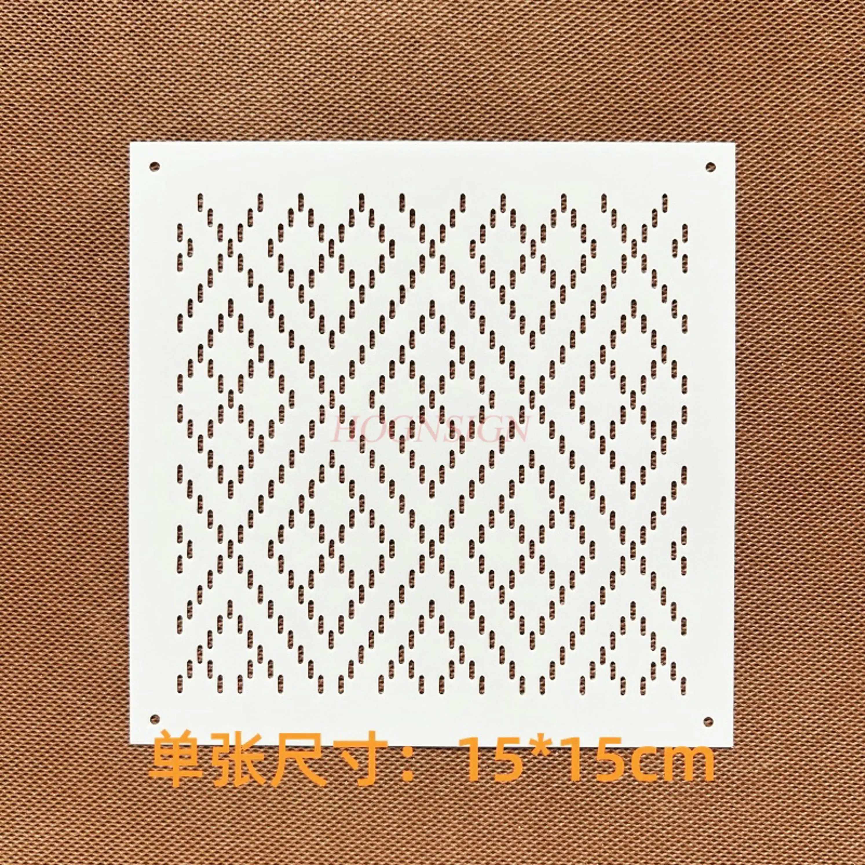 1 قطعة غرزة التطريز قالب التطريز شكل هندسي نقطة مصفوفة سلسلة اللوحة جوفاء التطريز مجلس أداة مساعدة
