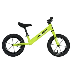 Papabike 12 Inch Aluminum Alloy Balance Bike Runner Pro 2024 Running Bike No Pedal Balance Bicycle for 2-6 Years Old Child