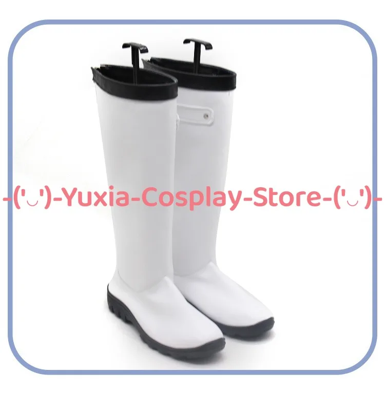 Yuxiacosplay! Buty do cosplayu Niewidzialnej Kobiety, rekwizyt postaci z anime/gry, botki ze skóry PU, kostium na Halloween, karnawał, imprezę.
