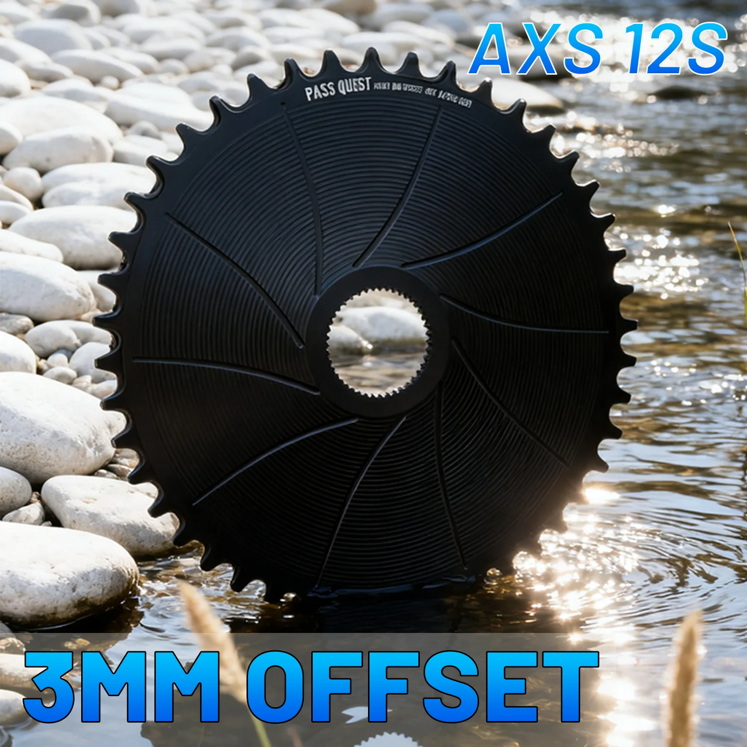 

3mm Offset Chainring Direct Mount Crown For Rotor Aldhu Vegast 42t 44t 46t 48t 50t 52t 54t Sprocket Aero Narrow Wide Chainring