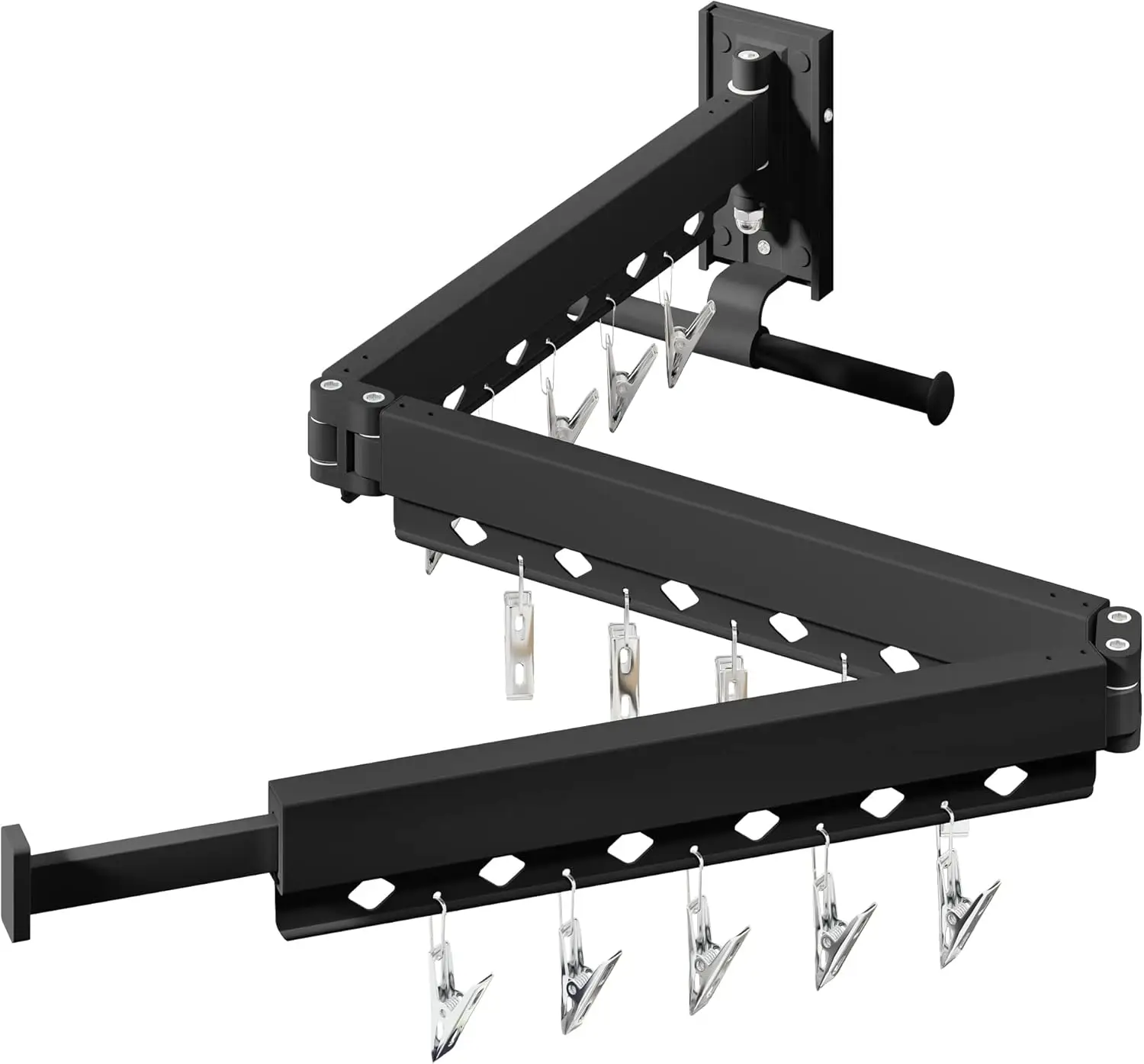 l Mounted Clothes Hanger,Clothes Drying Rack,Laundry Drying Rack,Clothes Rack,Laundry Rack Wall Mount,Retractable