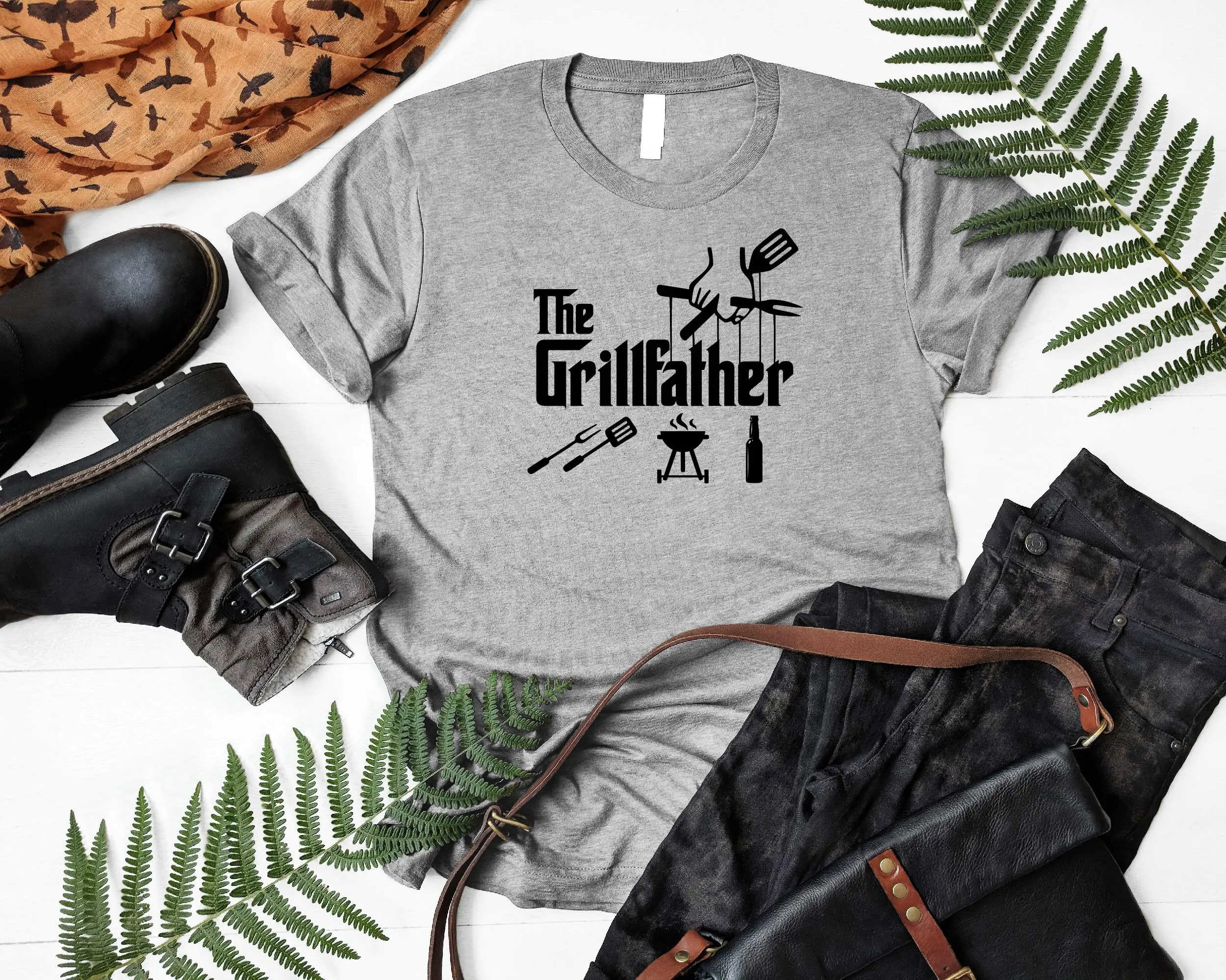 The Grill Father T Shirt Daddy Happy Fathers Day For SweaT Dad Life Is Best