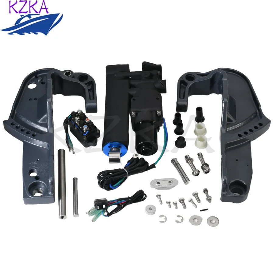 65W-43111-00-4D Single Ram Power Tilt Trim Unit/Clamp Bracket Set 65W-43112-00-4D for Yamaha Outboard 2 Stroke 40HP 4 S 65W-4380