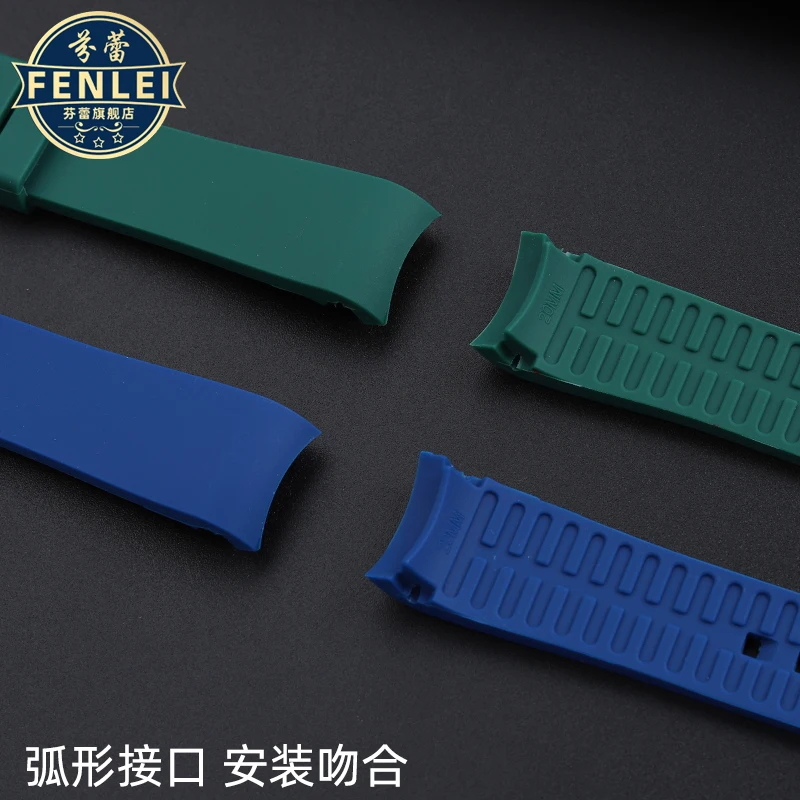 Pour l'équation GC G-UCCI Rouge Vert 1474 Bracelet de montre en silicone YA1264033 bouche de périphérie Bracelet de montre en caoutchouc pour hommes et femmes 20mm 22mm Bracelet