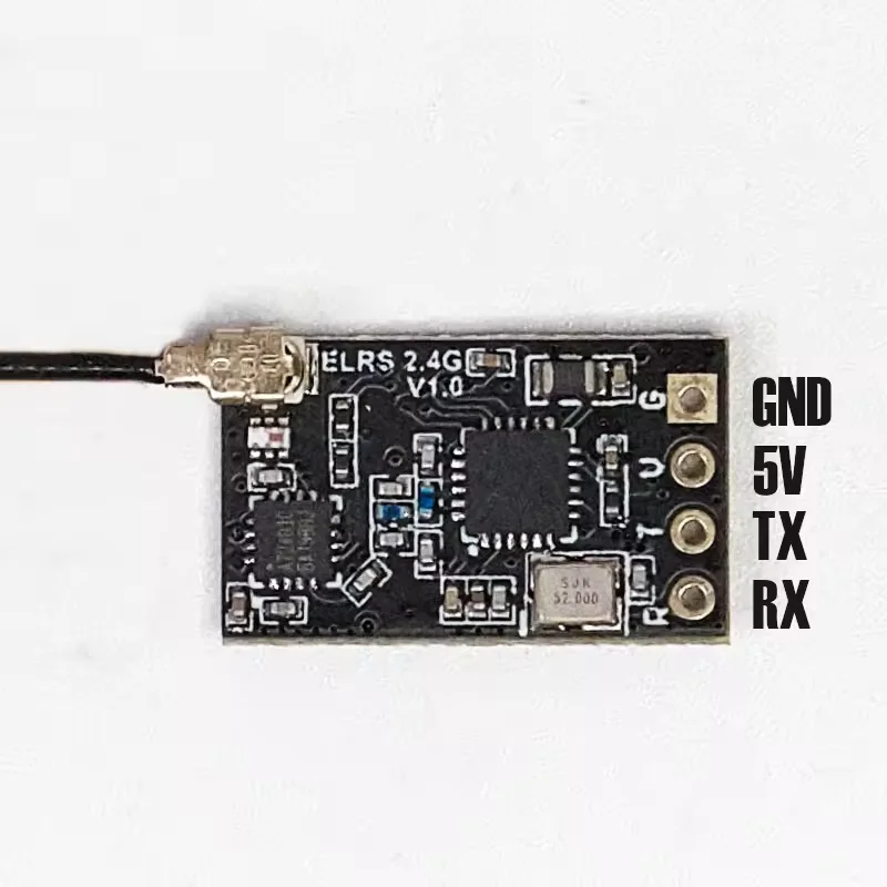 BETAFPV ELRS Receiver 433/530/720/750/915Mhz ExpressLRS ELRS 100mW With T type Antenna Support Wifi Upgrade for FPV Racing Drone