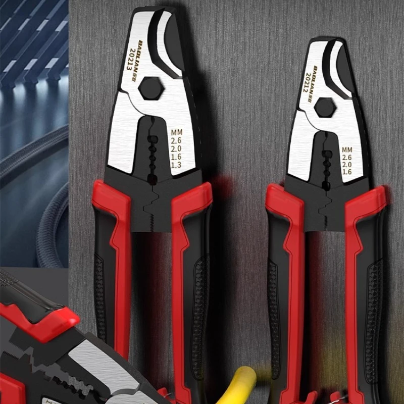 

Electrician Multi Tool Cable Cutting Stripping Plier Professional Wire Breaking Scissors