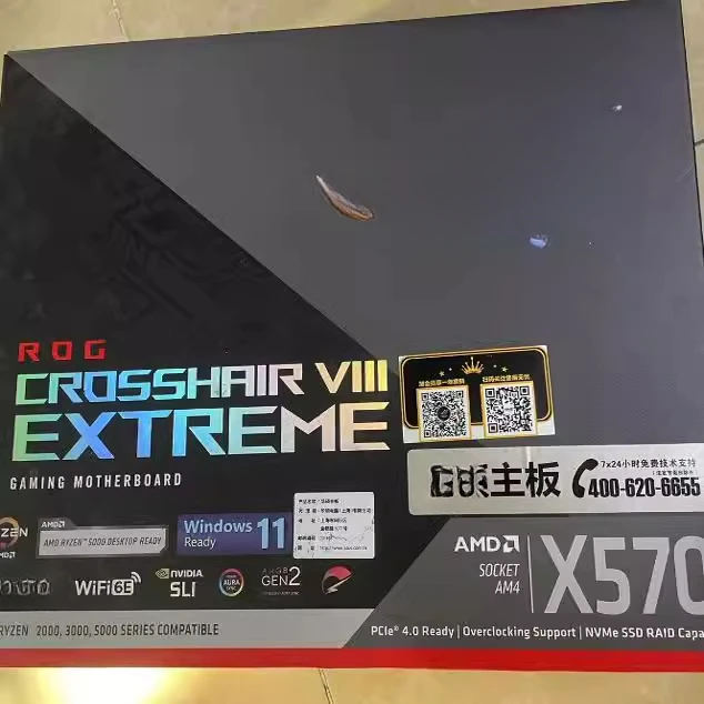 

Для ASUS ROG CROSSHAIR VIII EXTREME настольная основная плата X570 C8E с двумя портами молнии Совершенно новая упаковка в коробке